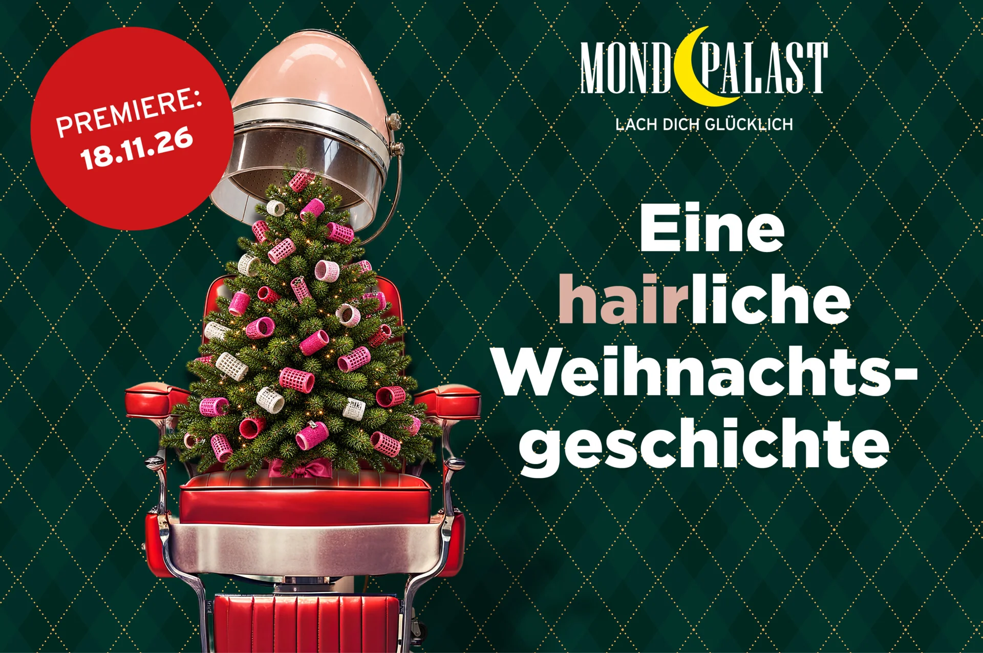 Bühnen- oder Programmmotiv: Eine „hair“liche Weihnachtsgeschichte